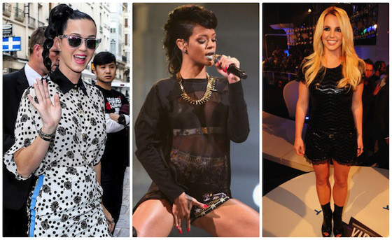 Katy Perry, Rihanna, Britney Spears Katy Perry, Rihanna, Britney Spears